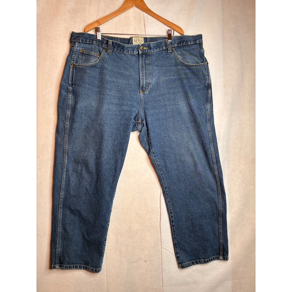 Red Head Brand Co Mens Blue Denim Jeans Straight Leg‎ Medium Wash 46x30